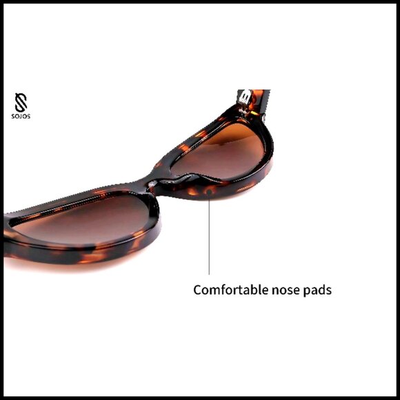 Retro Polarized Cat Eye Sunglasses Women Vintage UV400 Protection Sunnies main image 2
